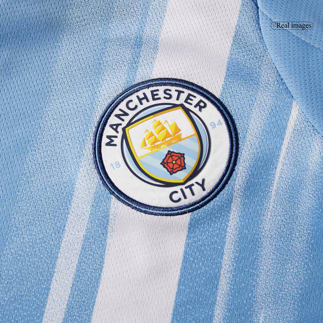 RODRIGO #16 Manchester City Home Soccer Jersey 2025/26 Blue Jersey - Club World Cup