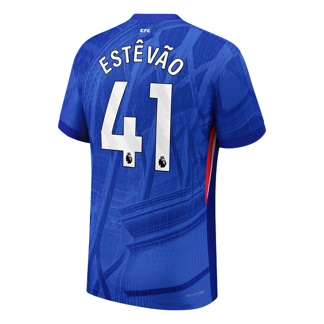 ESTÊVÃO #41 Chelsea Home Authentic Soccer Jersey 2025/26