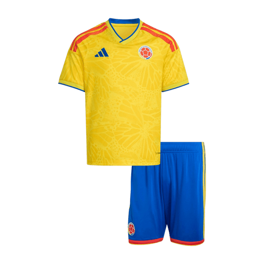 Colombia Home World Cup Kids Soccer Jerseys Kit 2026