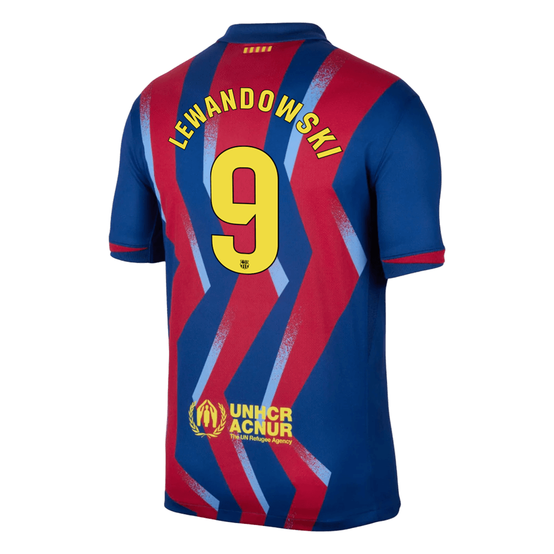 LEWANDOWSKI #9 Barcelona Fourth Away Soccer Jersey 2025/26