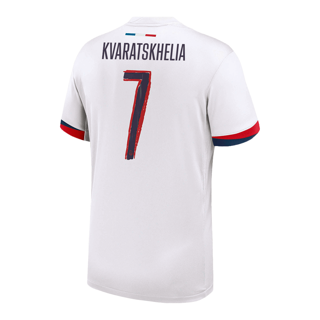 PSG KVARATSKHELIA #7 PSG Soccer Jersey Away Custom Shirt 2024/25 - UCL