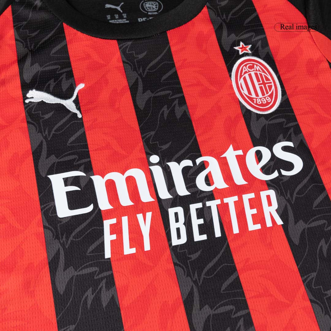 AC Milan Home Kids Soccer Jerseys Full Kit 2025/26