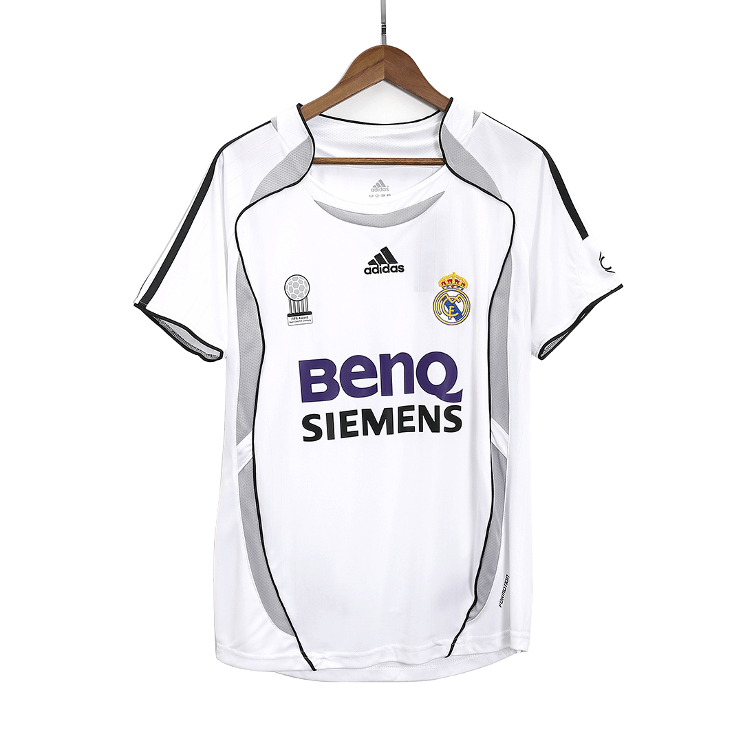 BECKHAM #23 Real Madrid Retro Jersey Home Soccer Shirt 2006/07