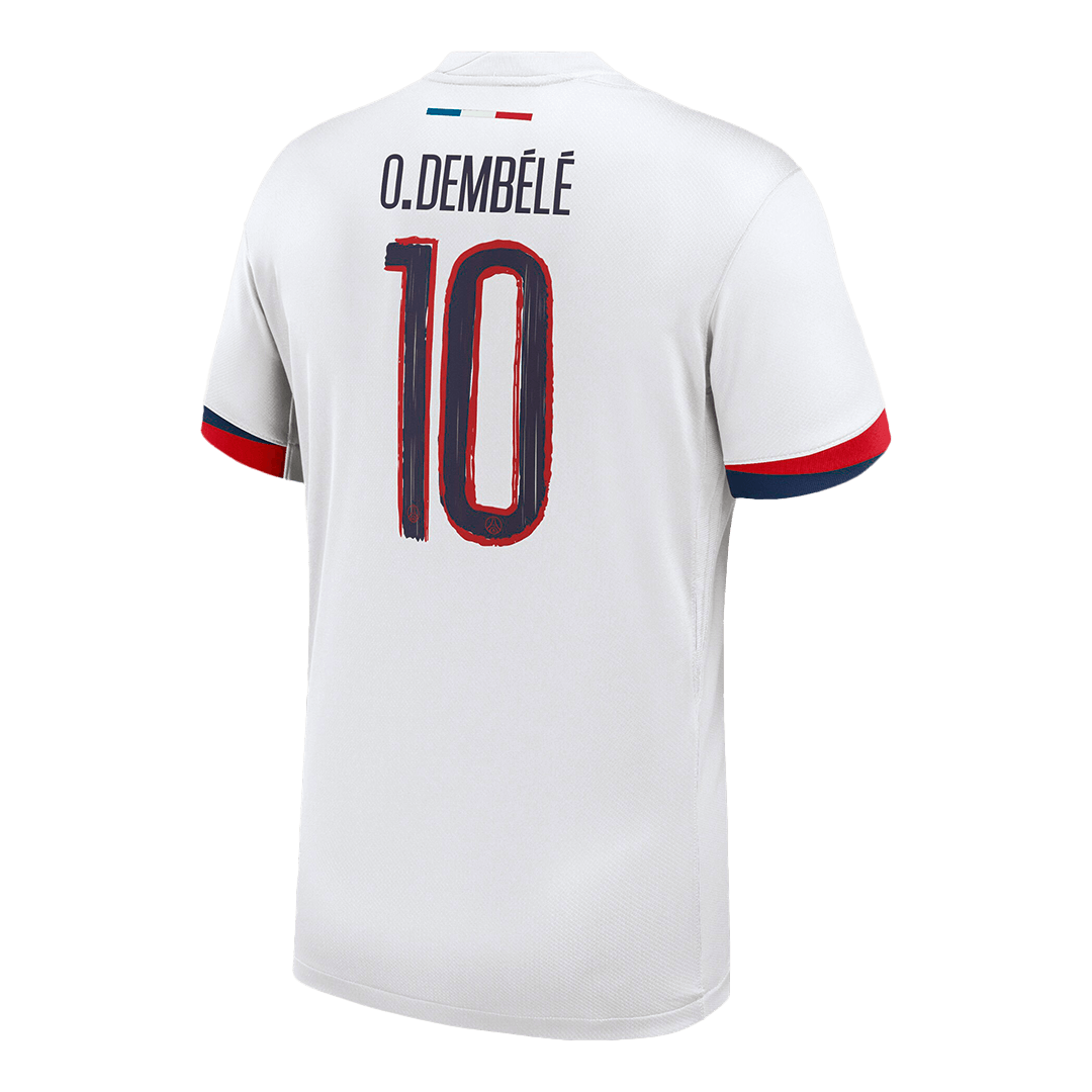 PSG O.DEMBÉLÉ #10 PSG Soccer Jersey Away Custom Shirt 2024/25 - UCL