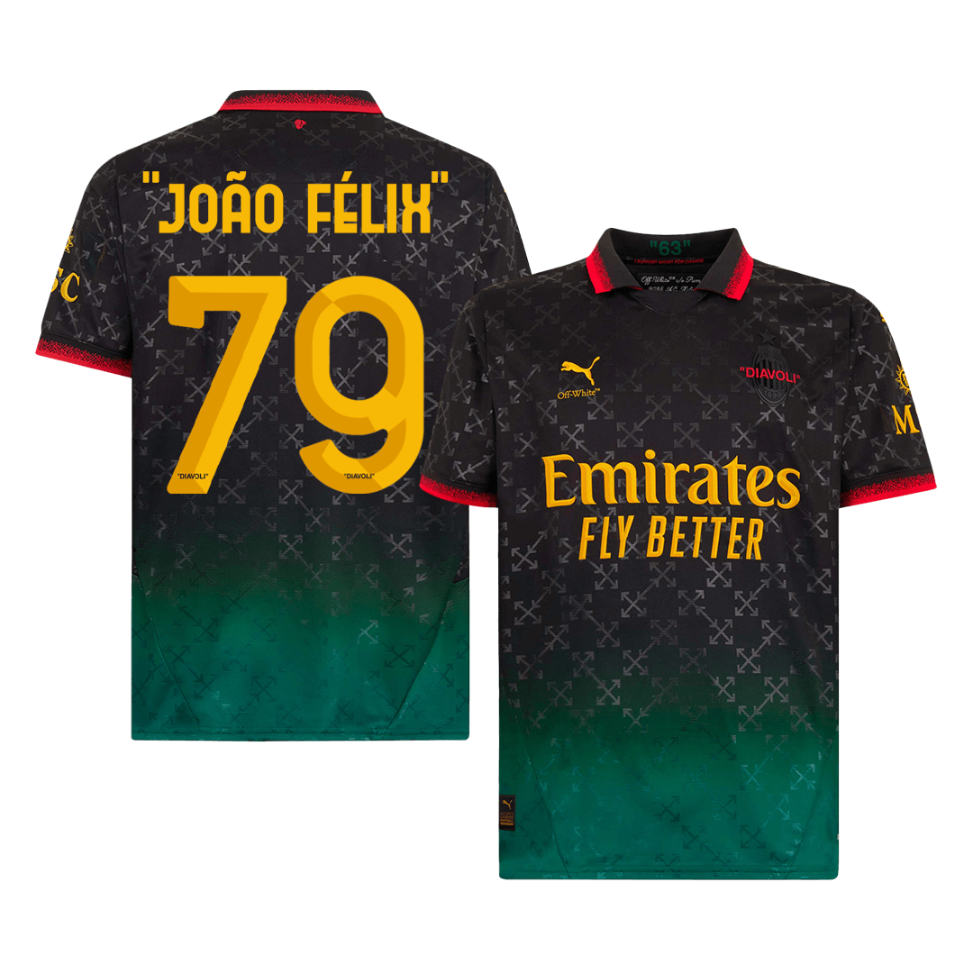 JOÃO FÉLIX #79 AC Mailand Viertes Auswärts-Fußballtrikot 2024/25