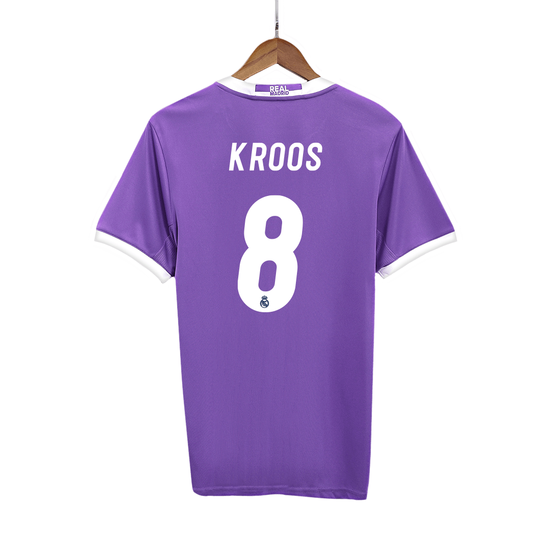 KROOS #8 Real Madrid Retro Jersey Away Soccer Shirt 2016/17