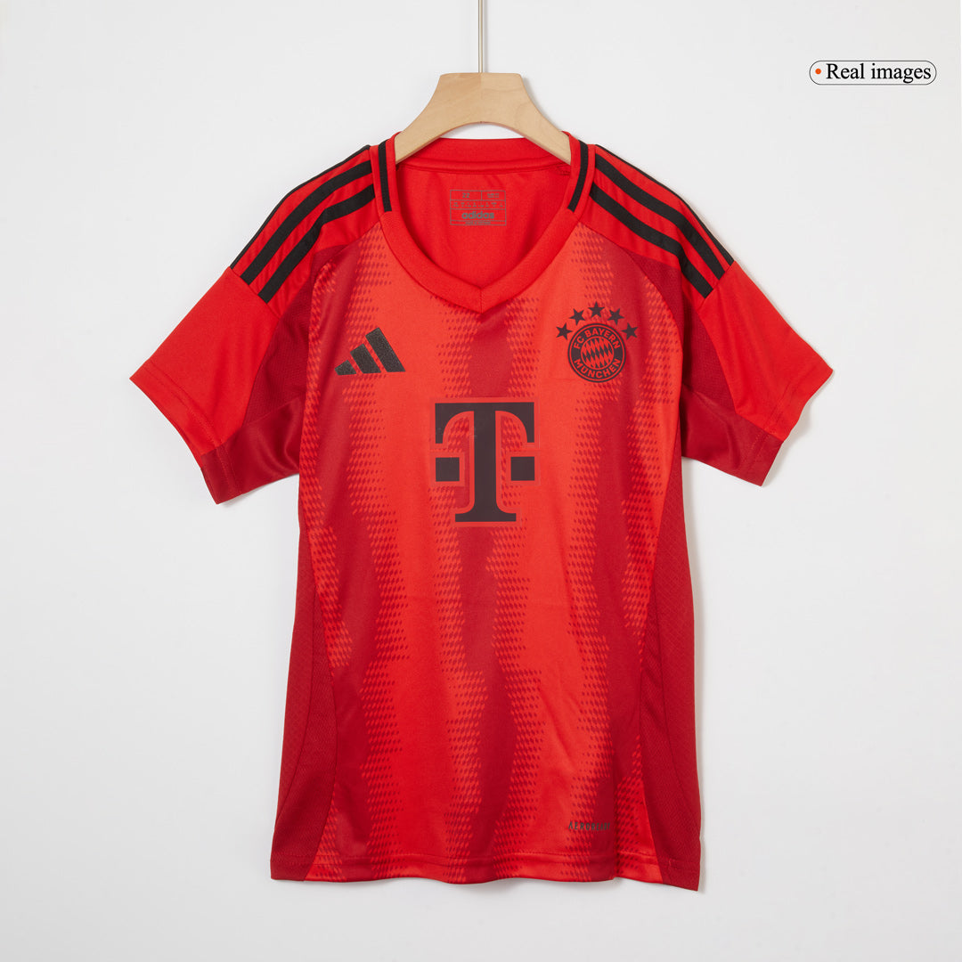 Kinder Bayern München Heim-Fußballtrikot-Set (Trikot + Shorts) 2024/25 Rot