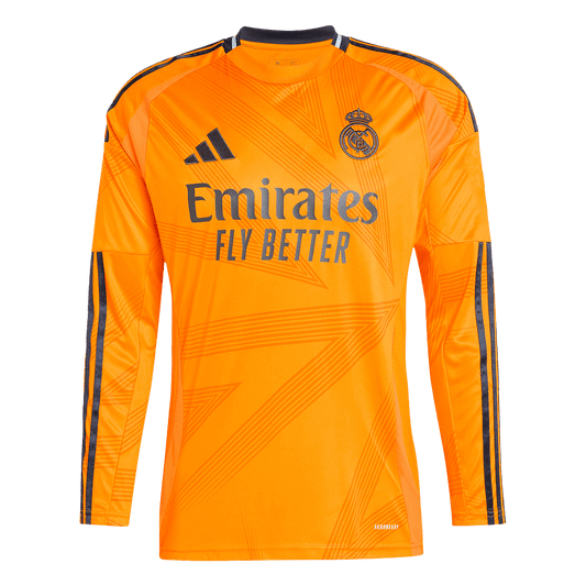 Real Madrid Away Long Sleeve Soccer Jersey 2024/25