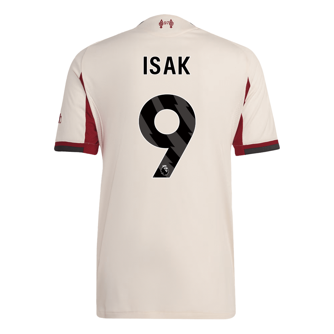 ISAK ##9 Liverpool Away Authentic Soccer Jersey 2025/26