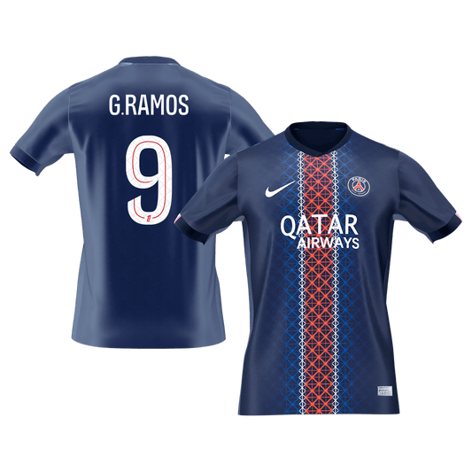 G.RAMOS #9 PSG Home Soccer Jersey 2025/26