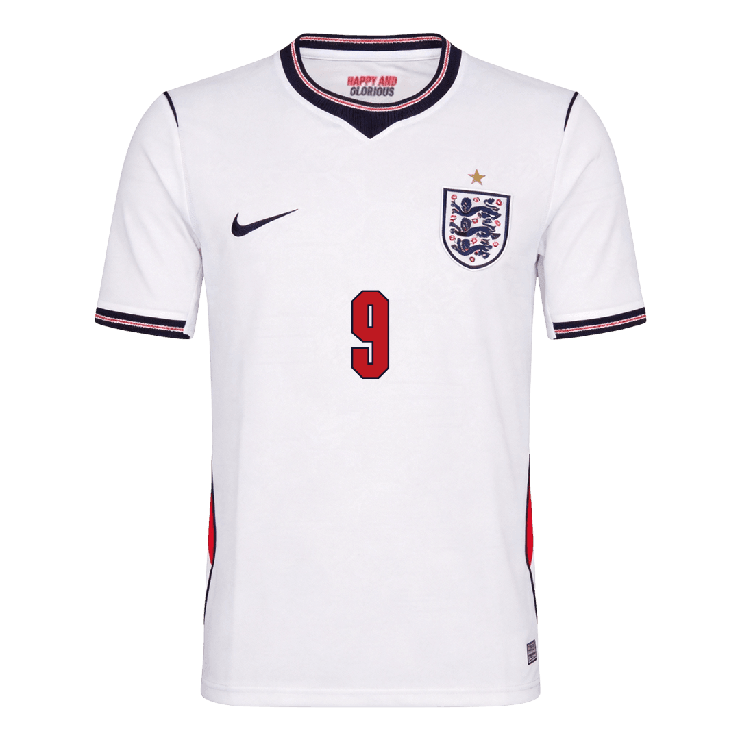 KANE #9 England Home Soccer Jersey World Cup 2026