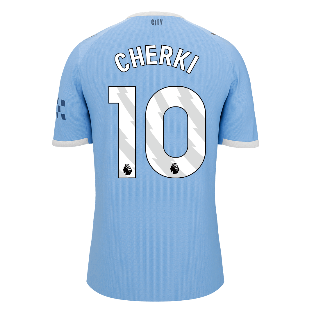 CHERKI #10 Manchester City Home Soccer Jersey 2025/26