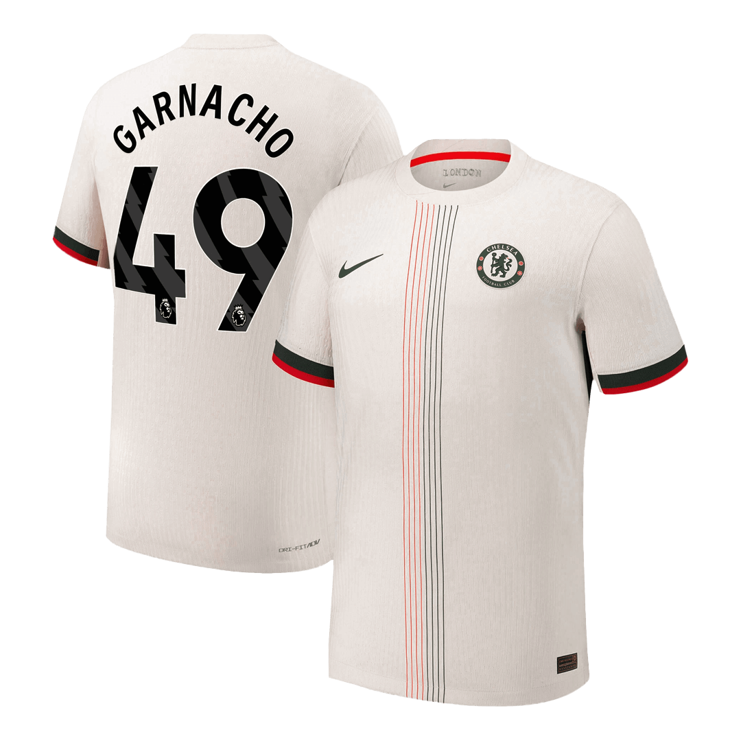 GARNACHO #49 Chelsea Away Authentic Soccer Jersey 2025/26