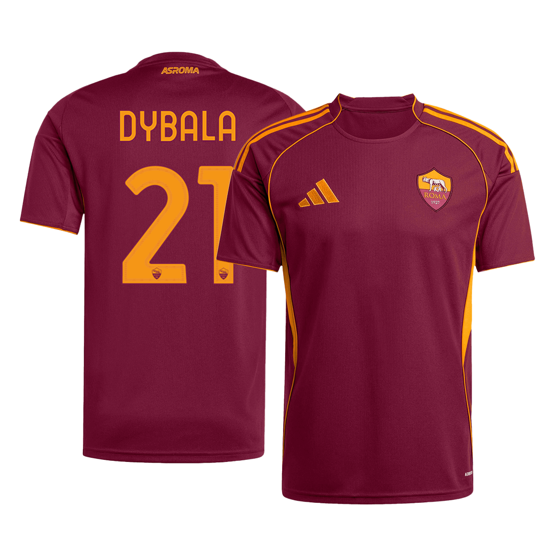 DYBALA #21 Roma Home Soccer Jersey 2025/26