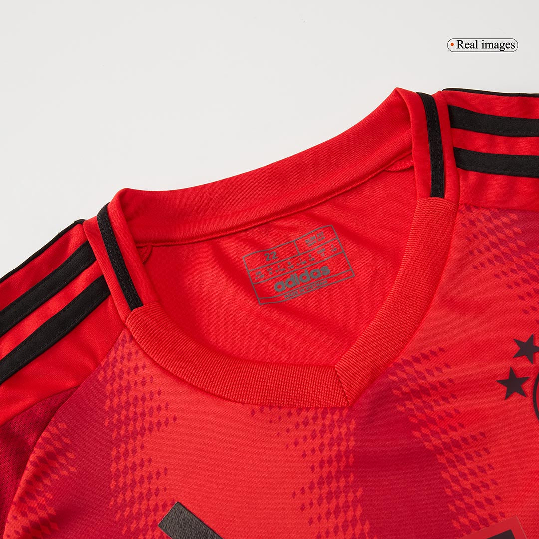 Kinder Bayern München Heim-Fußballtrikot-Set (Trikot + Shorts) 2024/25 Rot