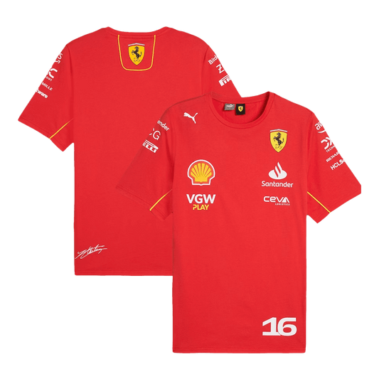 Ferrari F1 Racing Team Charles Leclerc #16 T-Shirt 2024