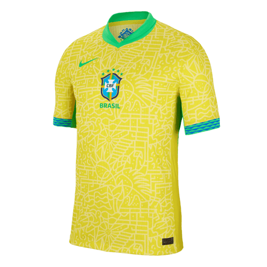 Authentic Brazil Home Soccer Jersey Copa America 2024