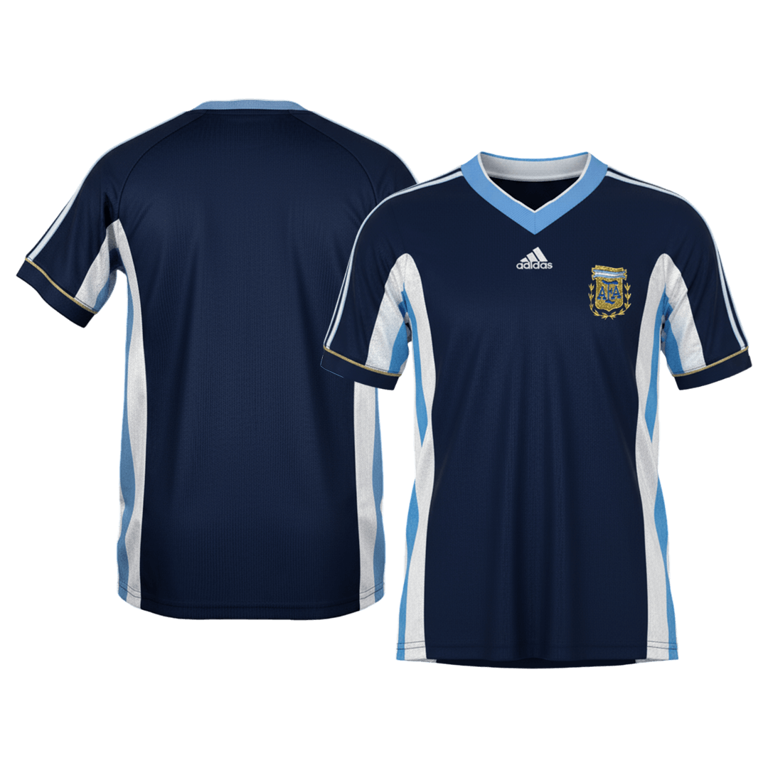 Retro Soccer Jersey Argentina Away 1998