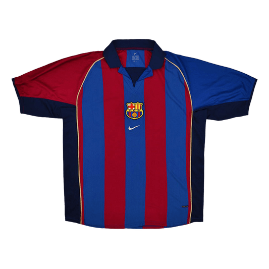 Retro Jersey Barcelona Retro Jersey Home Soccer Shirt 2001/02