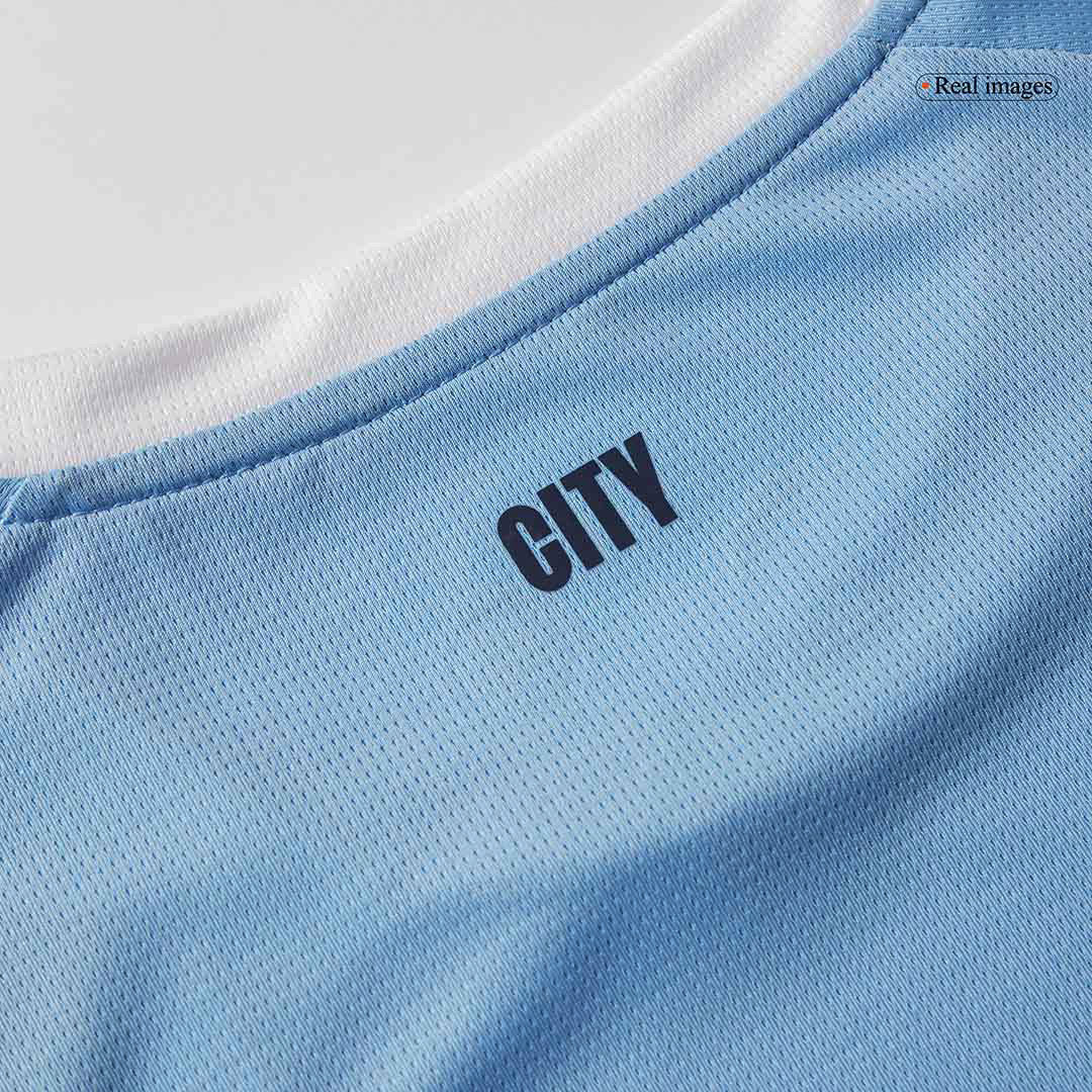 HAALAND #9 Manchester City Home Soccer Jersey 2025/26 Blue Jersey - Club World Cup