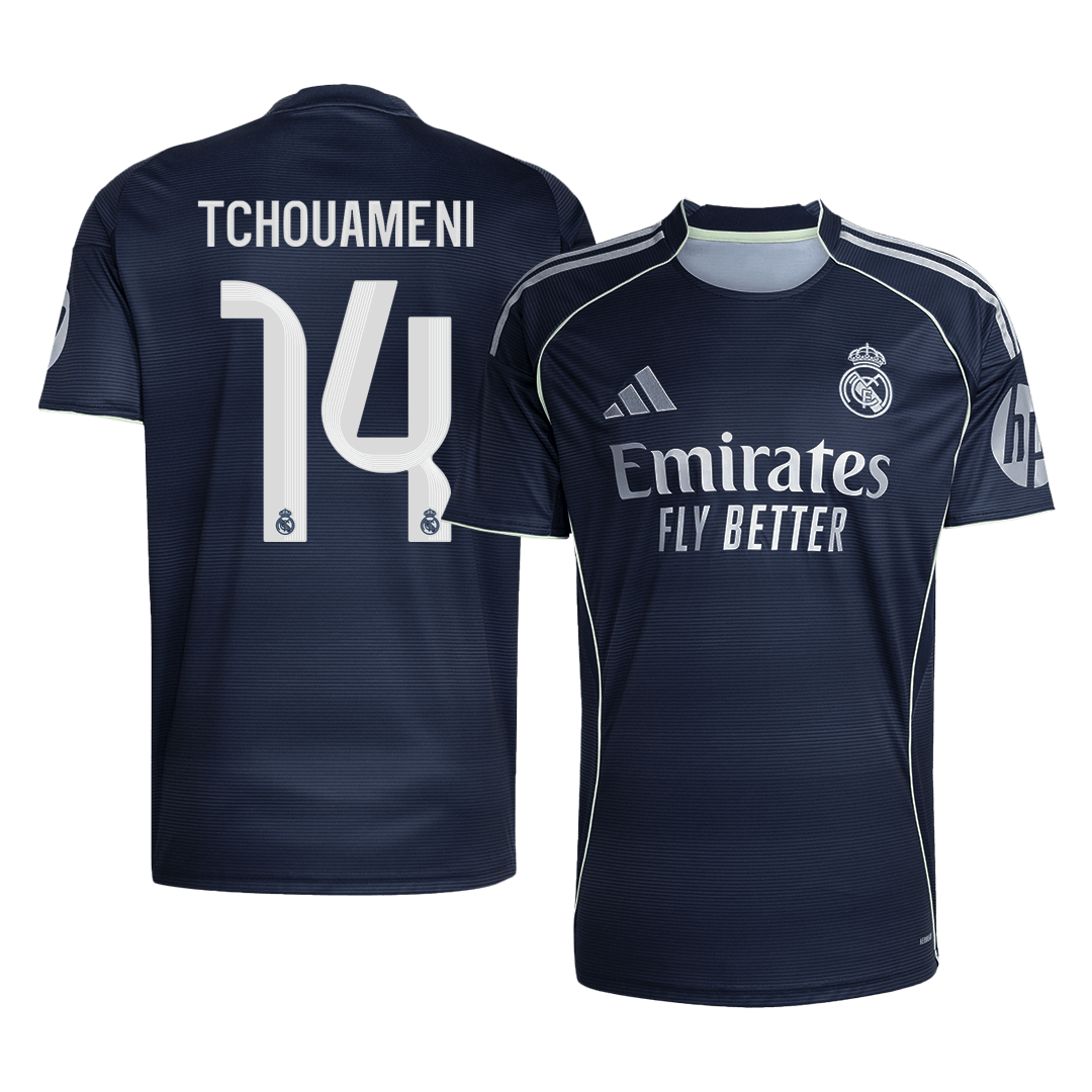 TCHOUAMENI #14 Real Madrid Away Soccer Jersey 2025/26