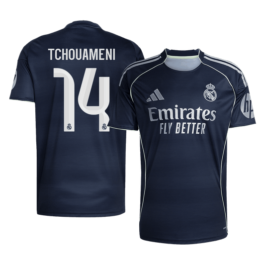 TCHOUAMENI #14 Real Madrid Away Soccer Jersey 2025/26