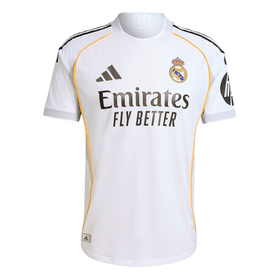Authentic Real Madrid Jersey Custom Soccer Jersey Home 2025/26