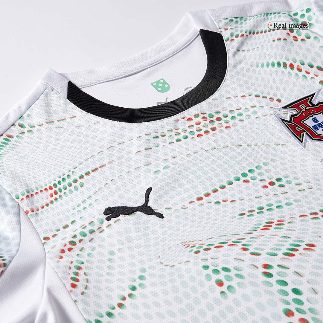 Portugal Away Long Sleeve Soccer Jersey 2025 White