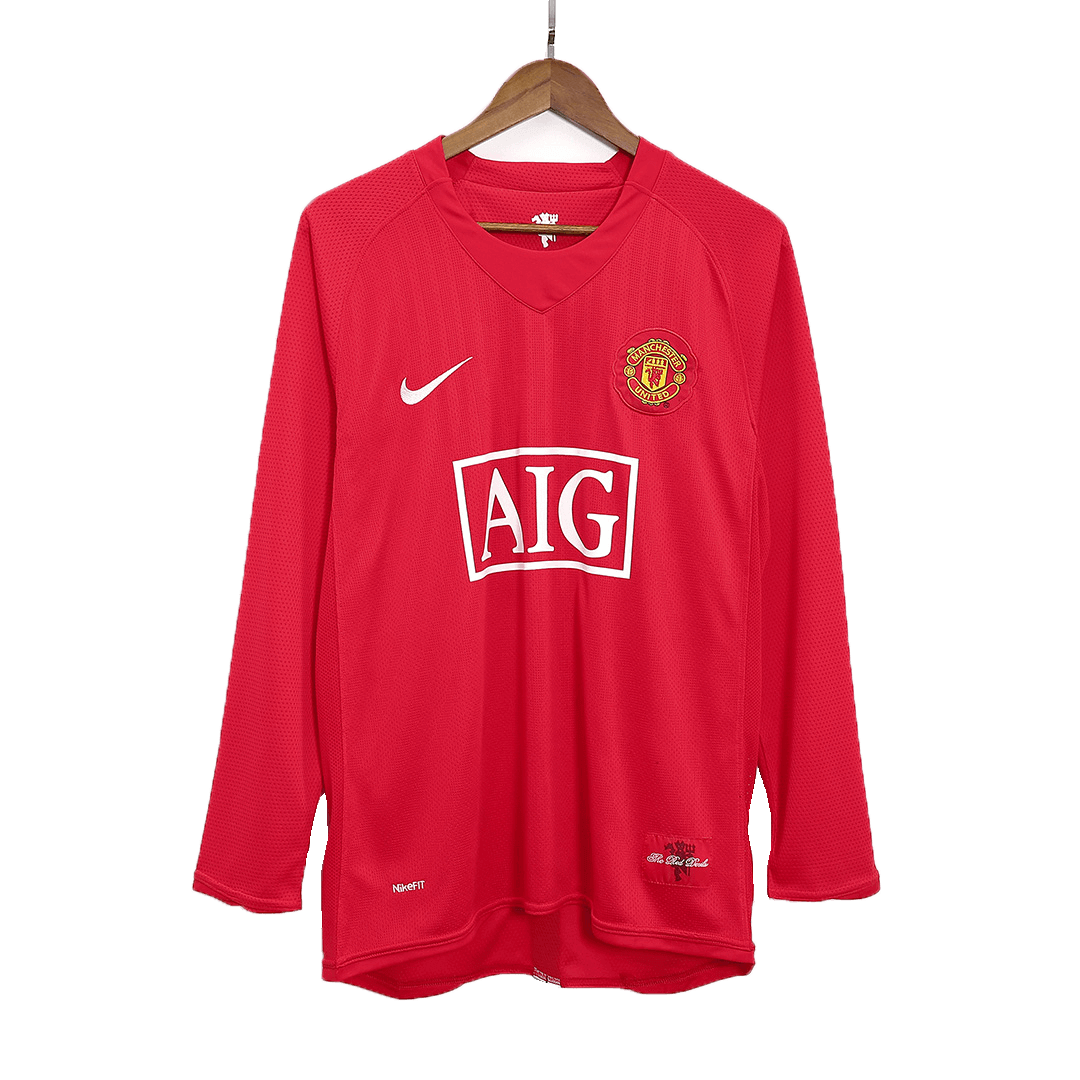 Manchester United Jersey Custom Home Soccer Jersey RONALDO #7 2007/08