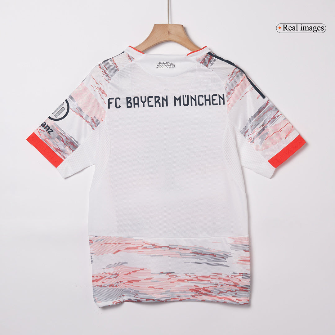 Authentic KANE #9 Bayern Munich Away Soccer Jersey 2025/26 White