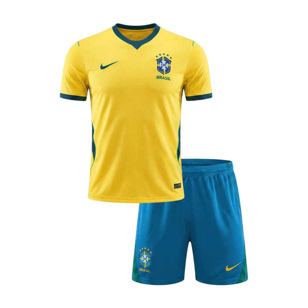 Brazil Home Kids Soccer Jerseys Kit World Cup 2026