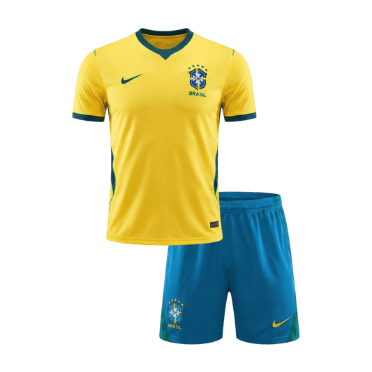 Brazil Home Kids Soccer Jerseys Kit World Cup 2026