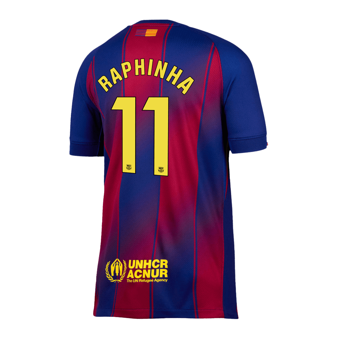 RAPHINHA #11 Barcelona Heim-Fußballtrikot 2025/26