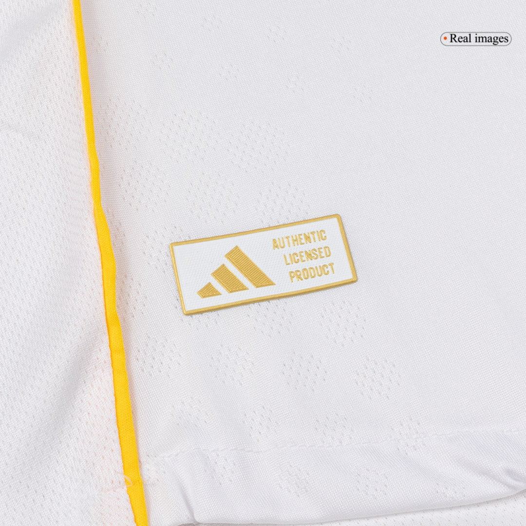 Player Version Real Madrid Home Long Sleeve Soccer Jersey 2025/26