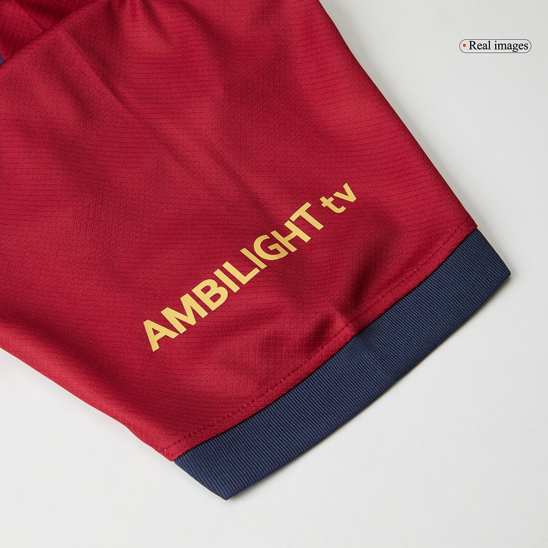 RAPHINHA #11 Barcelona Jersey Custom Soccer Jersey Home 2024/25 -UCL (Spotify Logo Without Text)