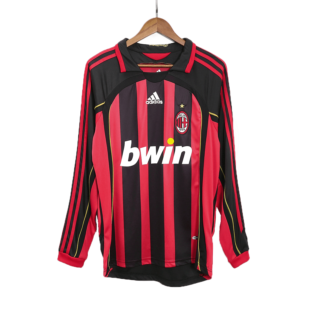 KAKA' #22 AC Milan Retro Jersey Home Soccer Shirt 2006/07