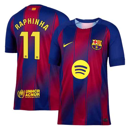 RAPHINHA #11 Barcelona Heim-Fußballtrikot 2025/26