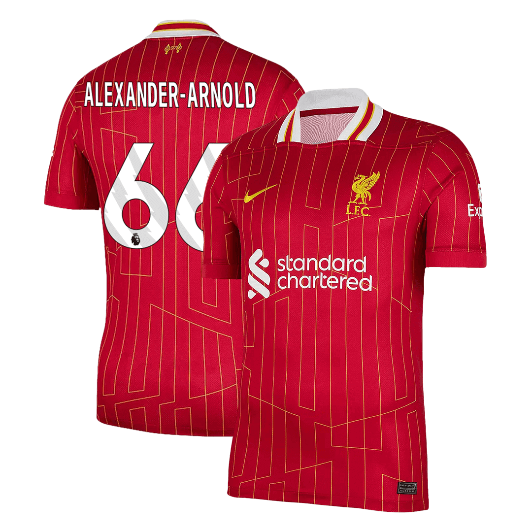 ALEXANDER-ARNOLD #66 Liverpool Home soccer jersey 2024/25