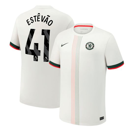 ESTÊVÃO #41 Chelsea Away Soccer Jersey 2025/26