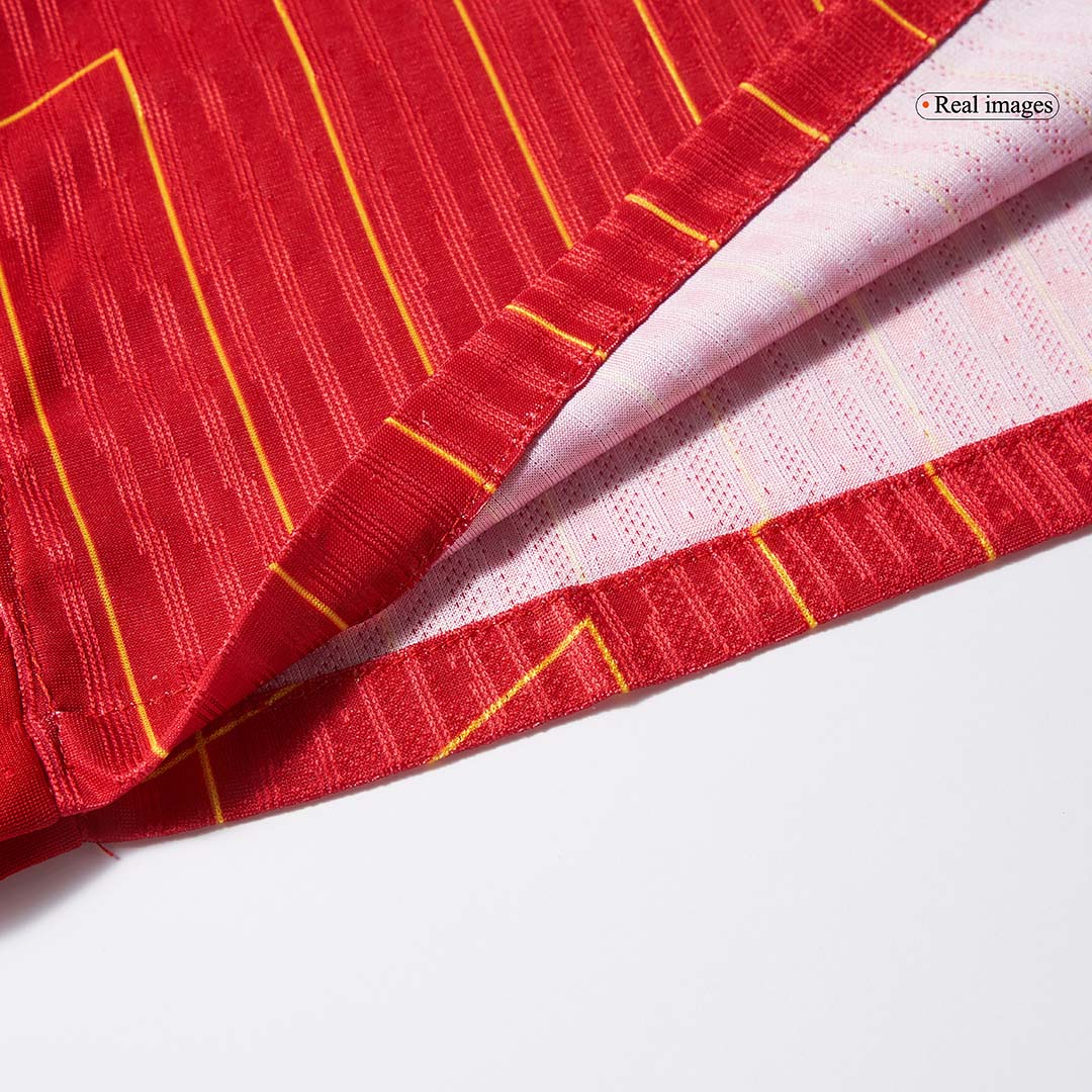Authentisches CHAMPIONS #20 Liverpool Heim-Fußballtrikot 2024/25 Rot