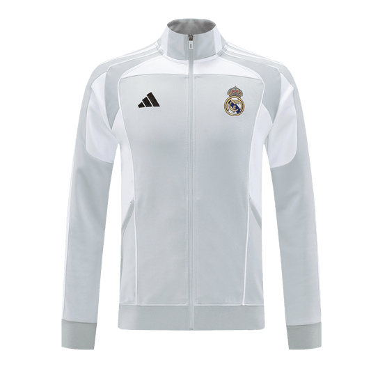 Real Madrid Home Track Jacket 2025/26 - Gray
