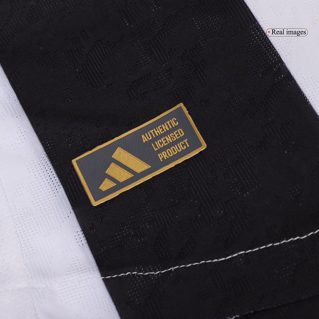 Authentic  VLAHOVI?  #9 Juventus Home Soccer Jersey 2024/25 - Save The Children Sponsor