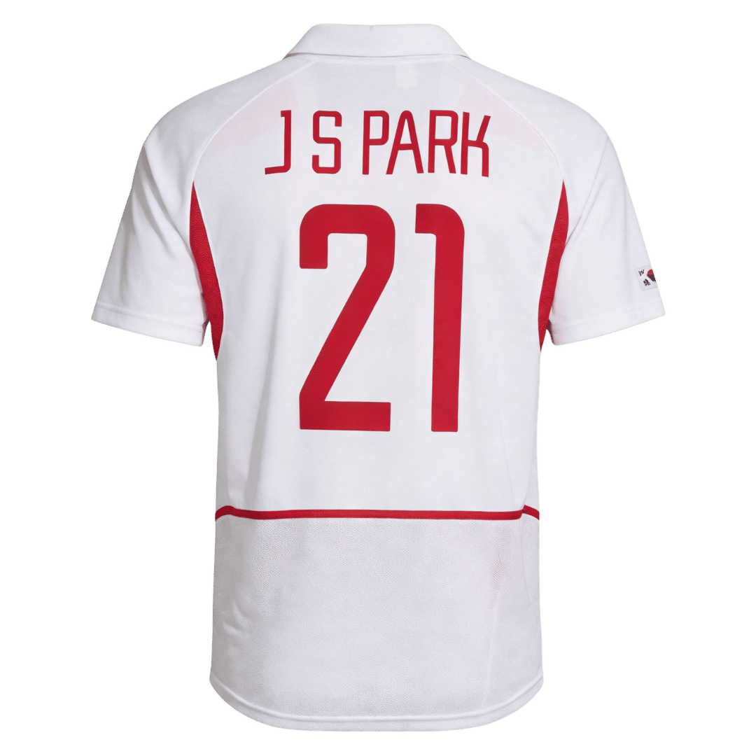 Retro Jersey J S Park #21 South Korea Away World Cup 2002