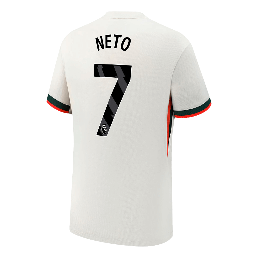NETO #7 Chelsea Away Soccer Jersey 2025/26