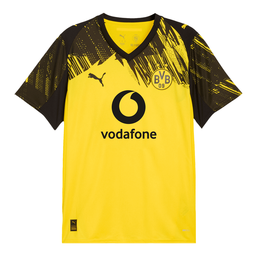 Camiseta de fútbol local del Borussia Dortmund 2025/26 amarilla