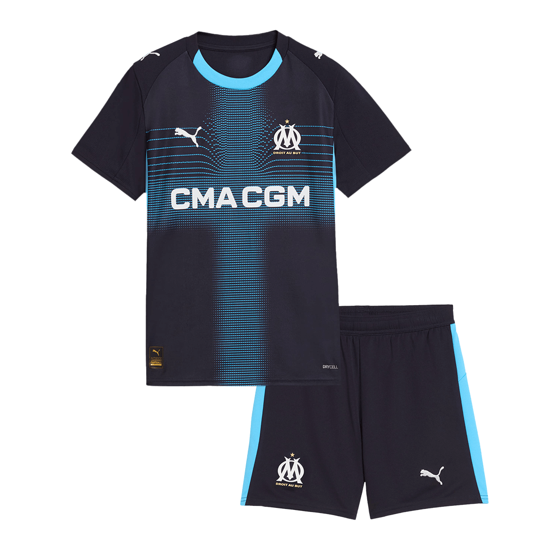 Camiseta de fútbol infantil de visitante del Marsella 2025/26