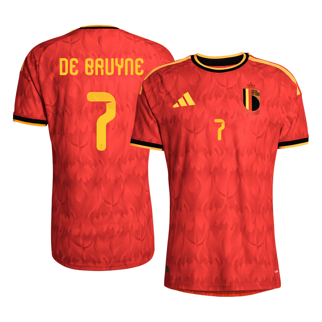 DE BRUYNE #7 Belgium Home Player Version Jersey World Cup 2026