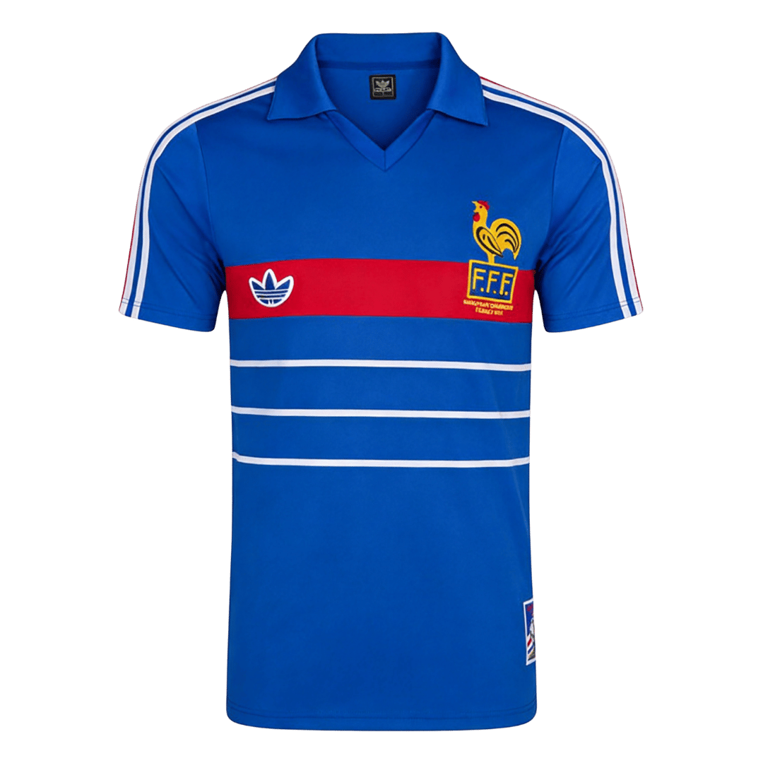 Retro Soccer Jersey France Home 1984