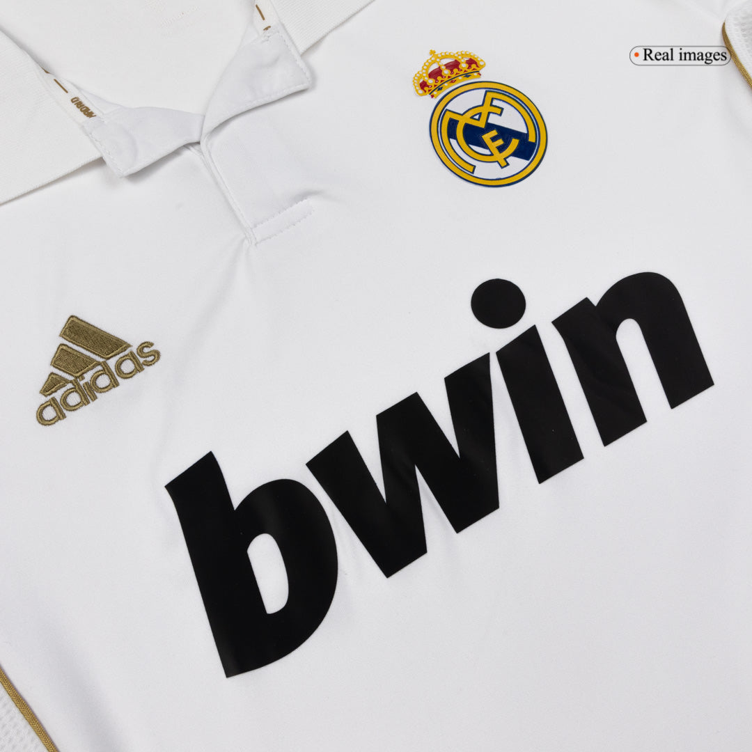 Retro Soccer Jersey Real Madrid Home Long Sleeve 2011/12