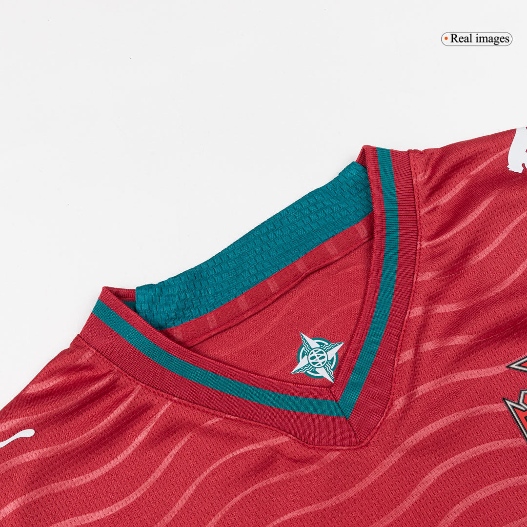 RONALDO #7 Portugal Home World Cup Kids Soccer Jerseys Kit 2026